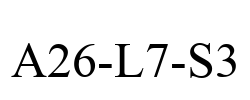A26-L7-S3 A26-L7-S3