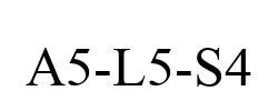 A5-L5-S4