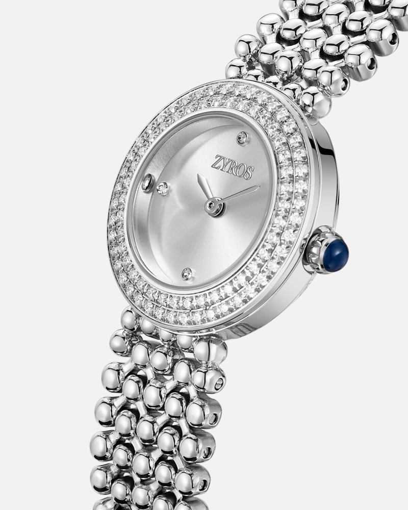 Women's steel watch in gold and silver colour