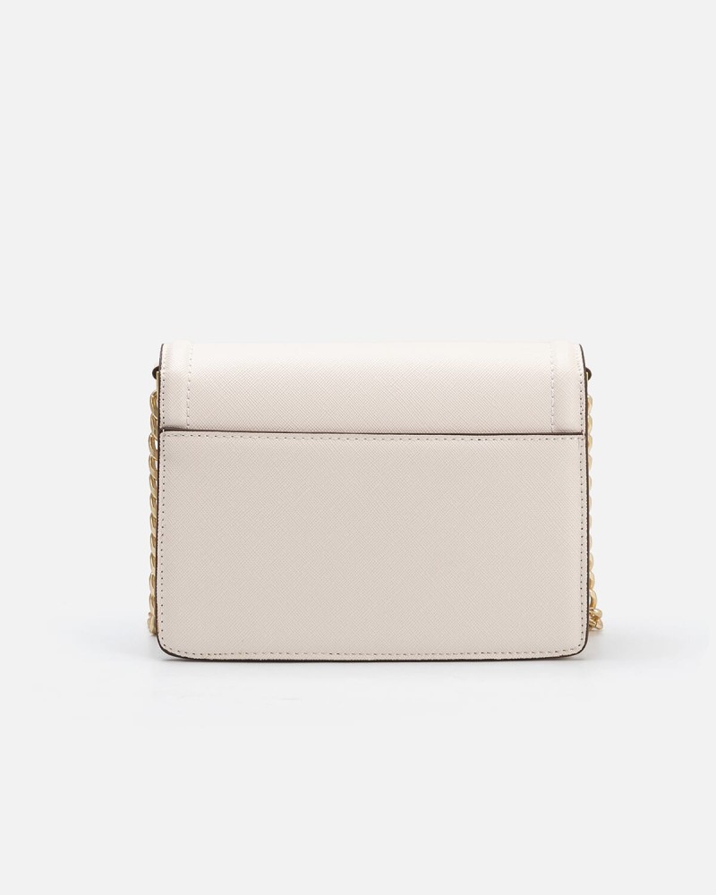 Elegant women's bag in beige color