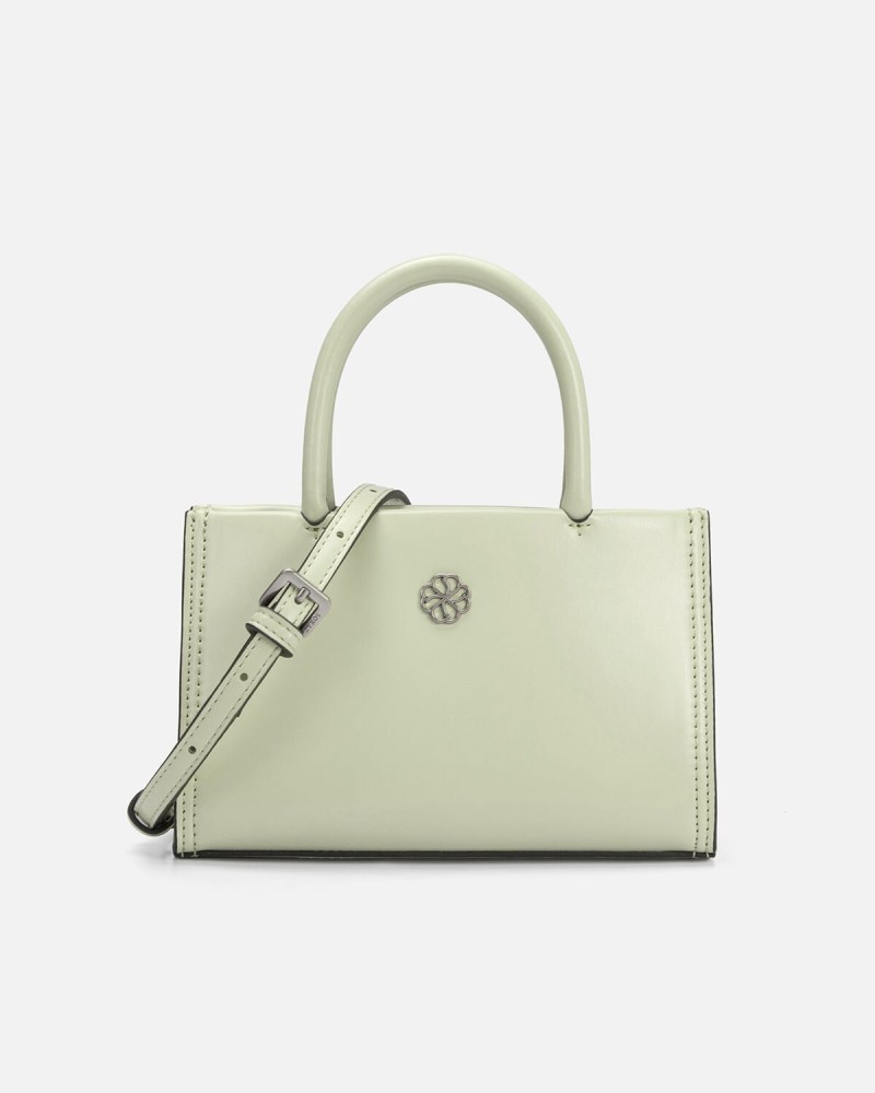 Classic women's bag, light green