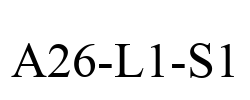 A26-L1-S1 A26-L1-S1