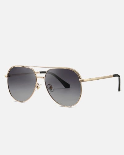 Men's gold sunglasses