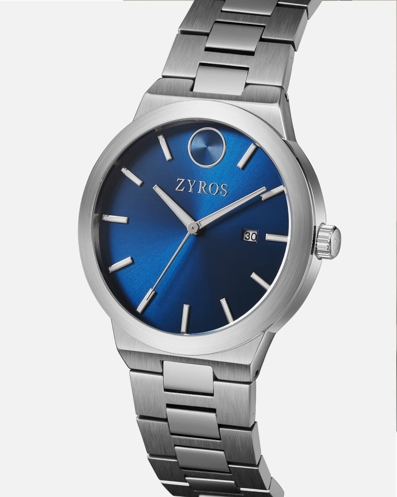 Elegant gray men's watch