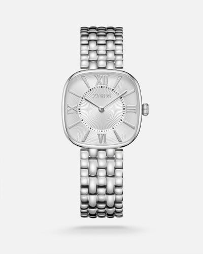 Women's silver steel watch