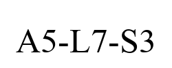 A5-L7-S3
