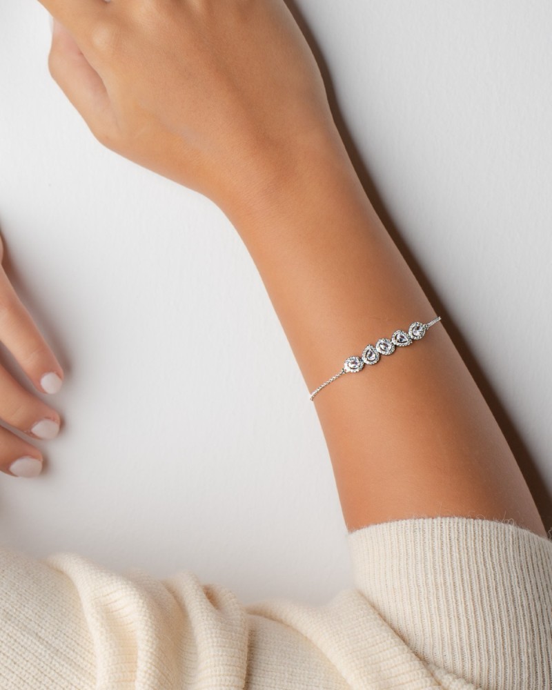 Women's silver bracelet