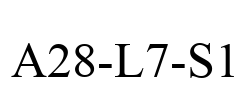 A28-L7-S1 A28-L7-S1
