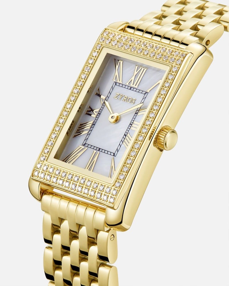 Women's gold-tone steel watch