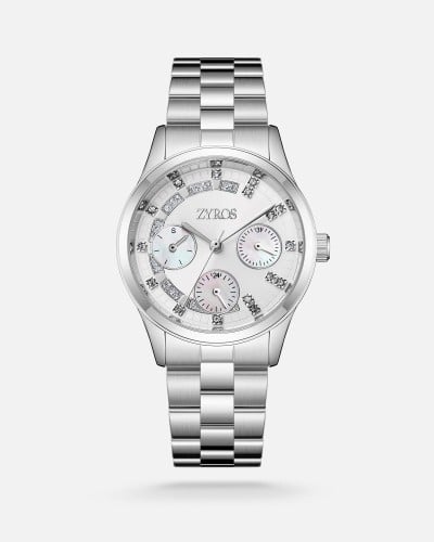 Elegant silver women's watch