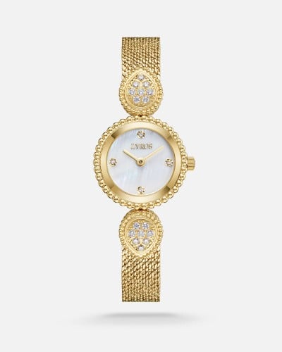 Women's gold-tone steel watch