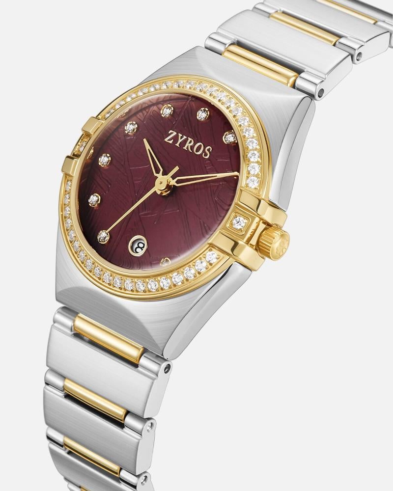 Lightning women's watch in gold and silver