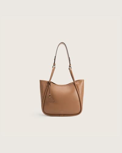 Large brown women's handbag