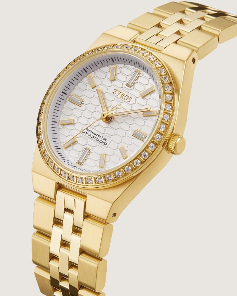 ساعة بريق النسائية ستيل بلون ذهبي