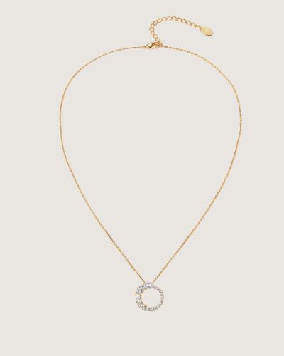 Elegant and harmonious women's necklace in gold