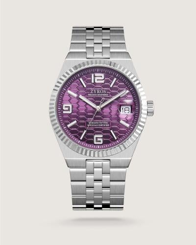 Prestige men's watch with a silver steel strap