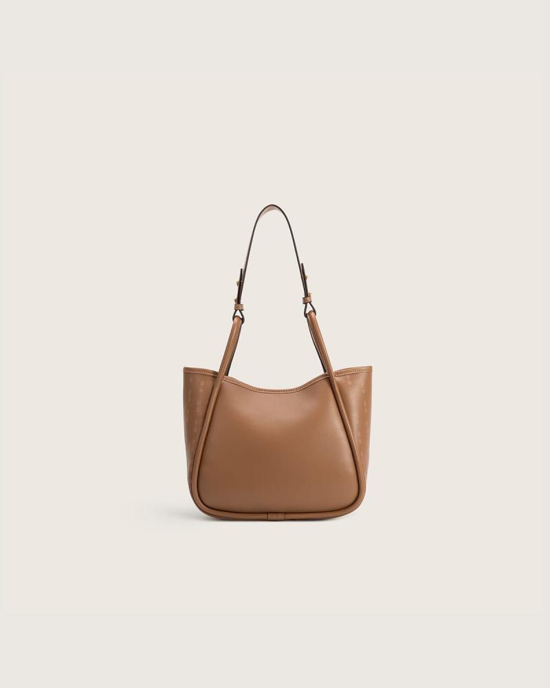 Large brown women's handbag