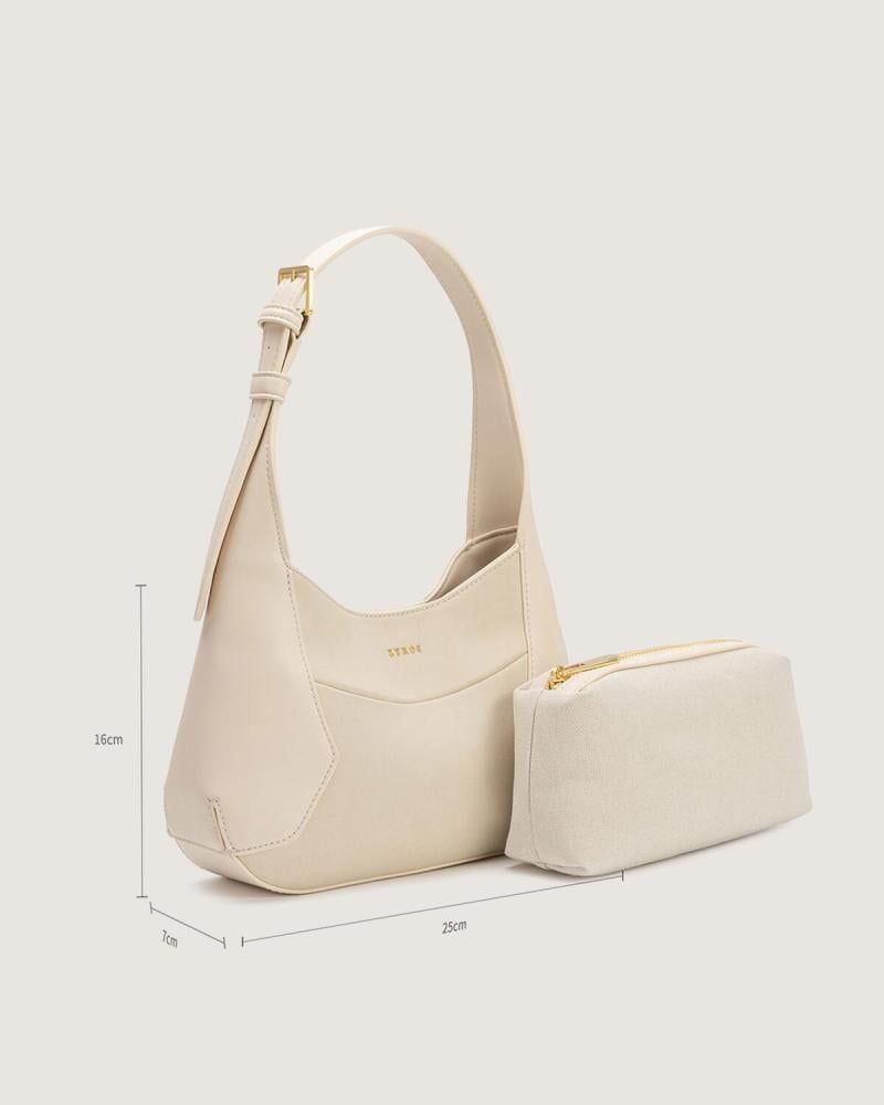 A white women's bag suitable for everyday wear