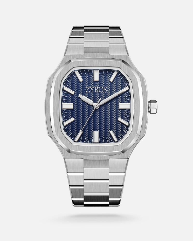 ساعة رجالية ستيل بلون فضي