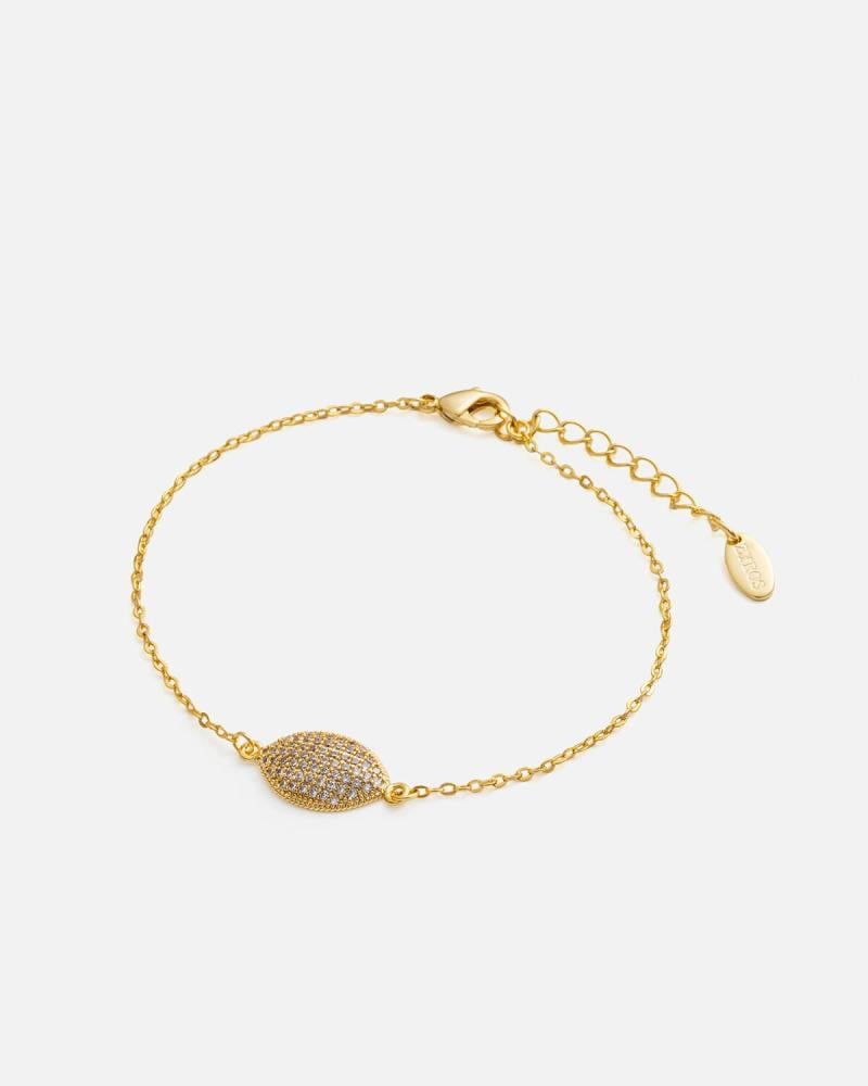 اسوارة نسائية بتصميم مميز بلون ذهبي