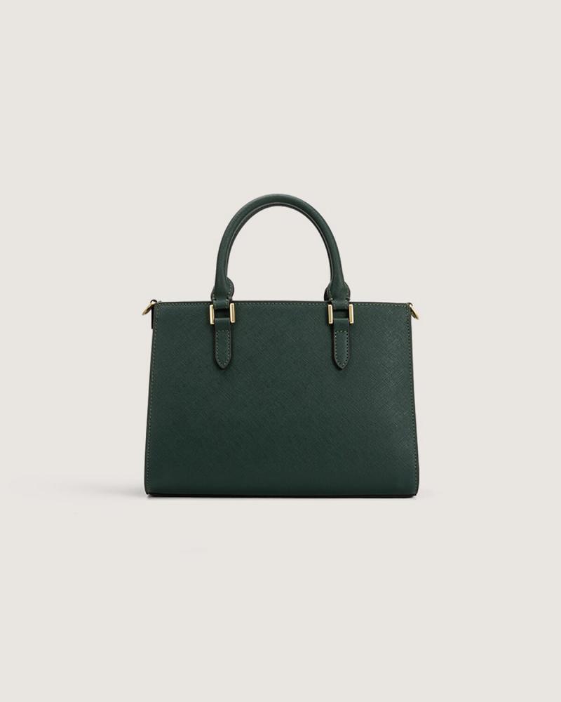 Two-piece bag set in green