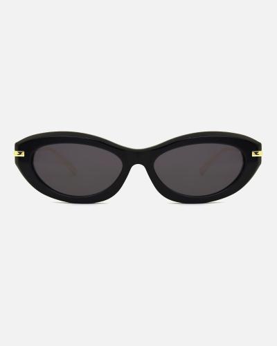 Women's Wide Frame Sunglasses Black