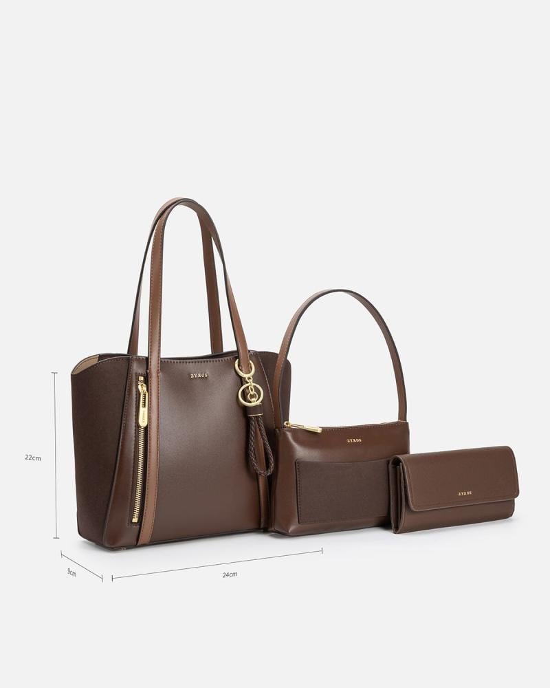 A stylish brown bag