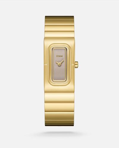Elegant women's watch in gold