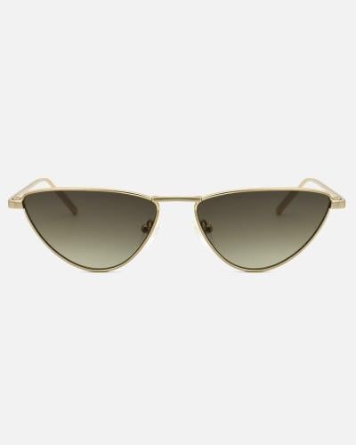 Unisex glasses with an eye-catching design in green