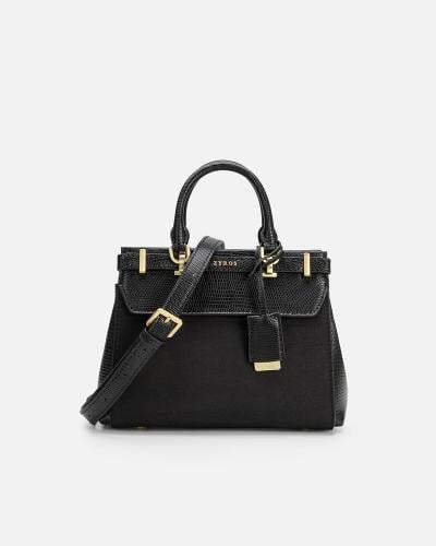 Luxury bag with a spacious design in black