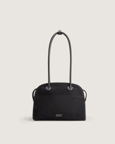 Tala women's bag, velvet, black