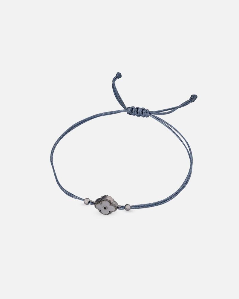 Women's bracelet with blue threads
