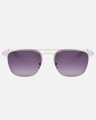 Classic men's sunglasses in a transparent color
