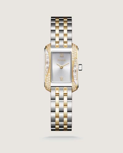 Spectra Women's Watch, Steel, Gold and Silver