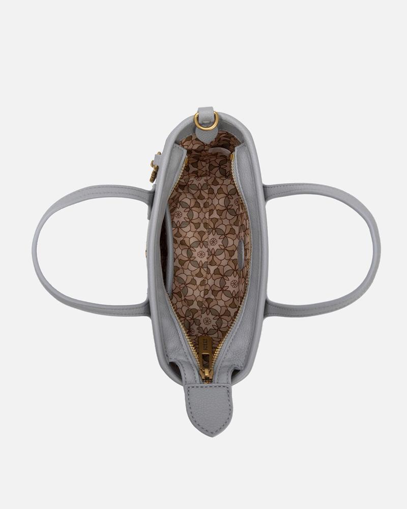 Shafaq women's bag, gray leather
