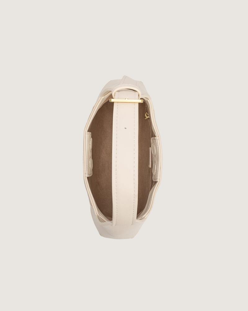 A white women's bag suitable for everyday wear