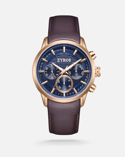 A luxurious brown men's watch