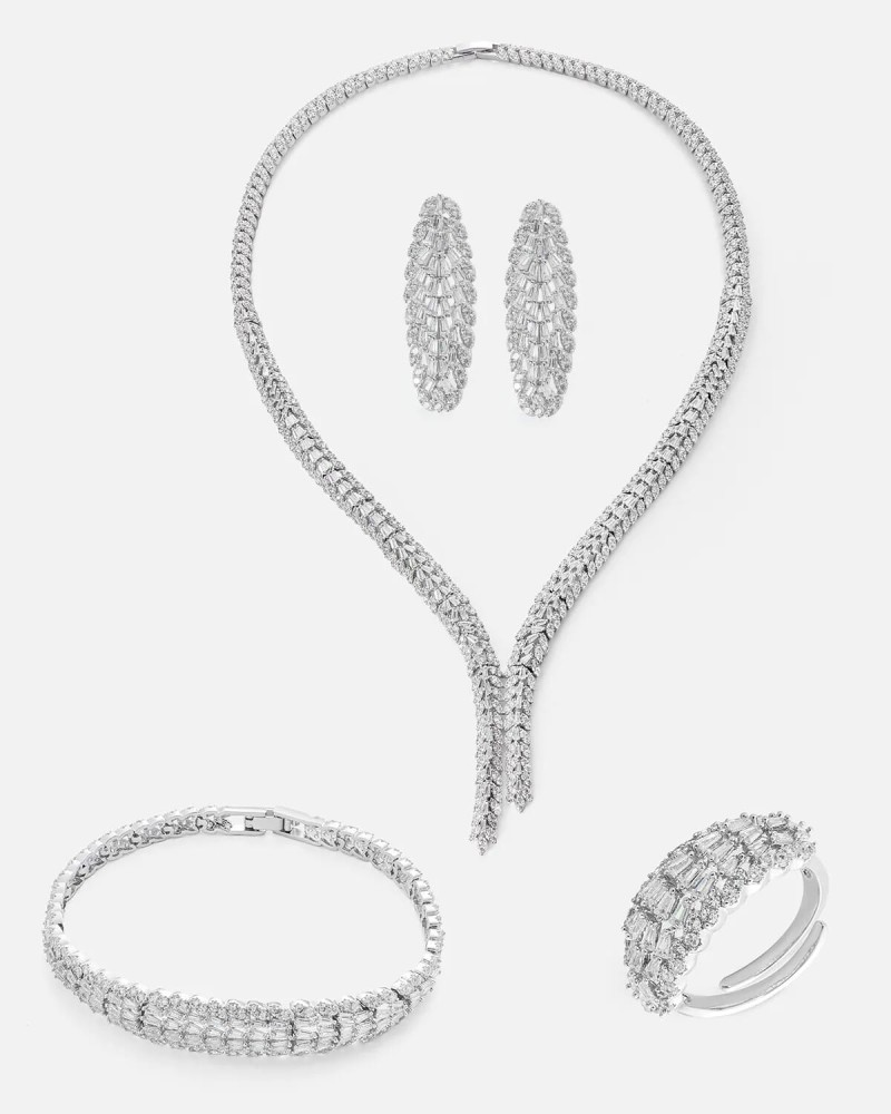 Silver women's set