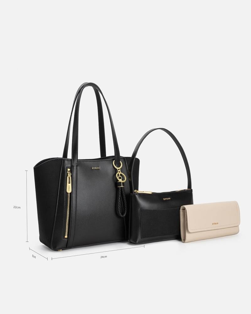 A stylish black bag