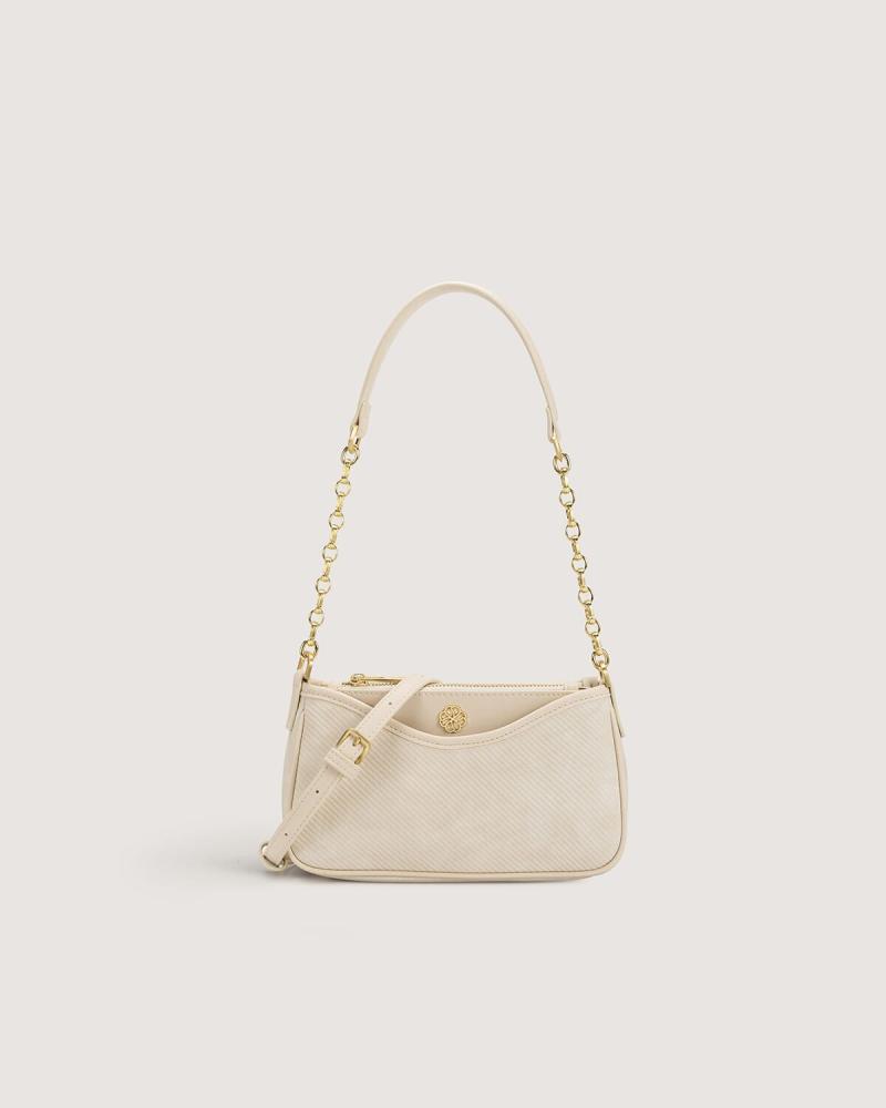 Small women's bag in beige