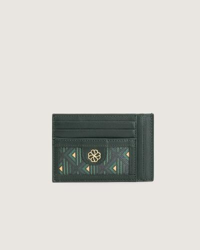 Stylish green leather wallet