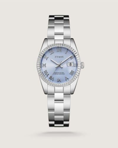 Ezzat women's watch, steel, silver color