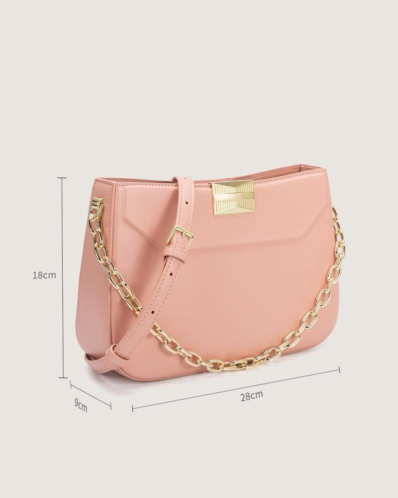 Elegant pink women's bag