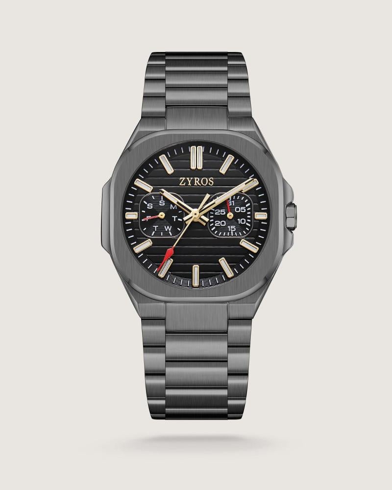 Laith Men's Watch with Gray Steel Strap|Zyros Official Website