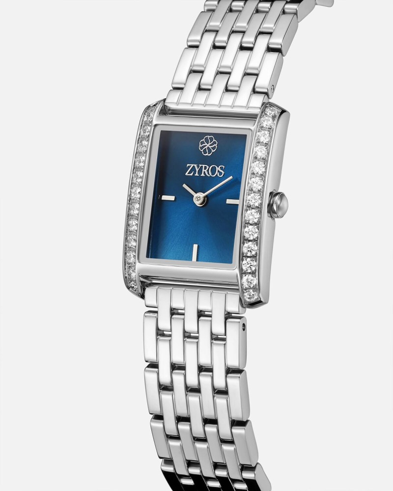 Classic women's watch in silver color