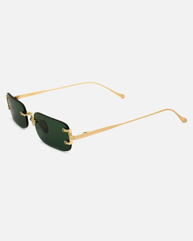 Rectangular Lens Sunglasses – Green