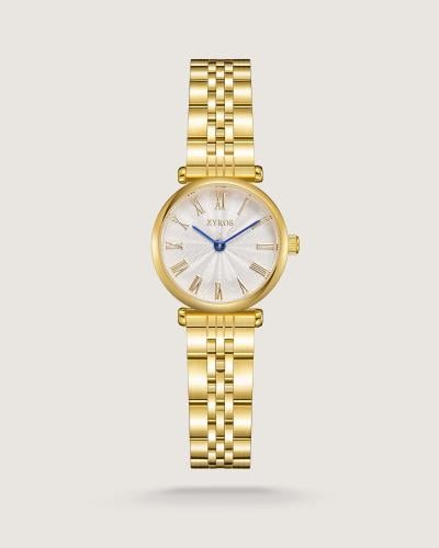 Women's Leadership Watch, Steel, Gold Color