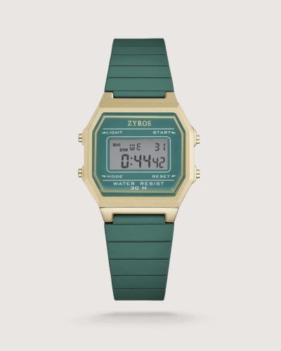 Coastline Women's Digital Watch in Light Green | Zyros