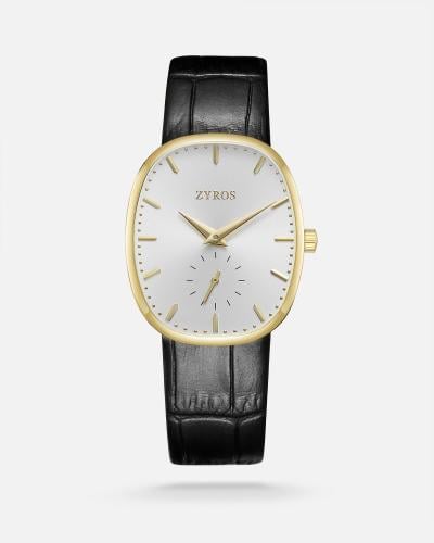 Depth men's watch with a classic design in black