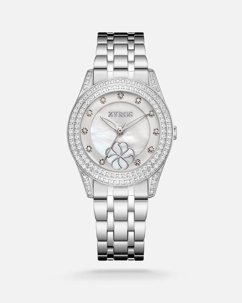 Classic women's watch in silver